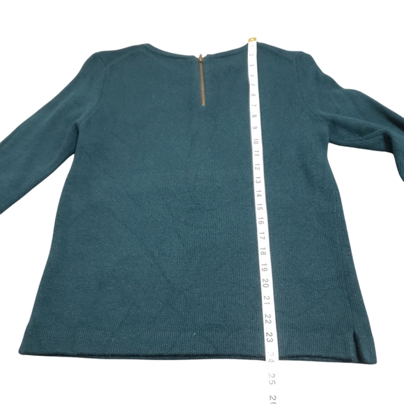 J. Crew Womens Jeweled Starburst Sweater Green Sz Small - Picture 11 of 13